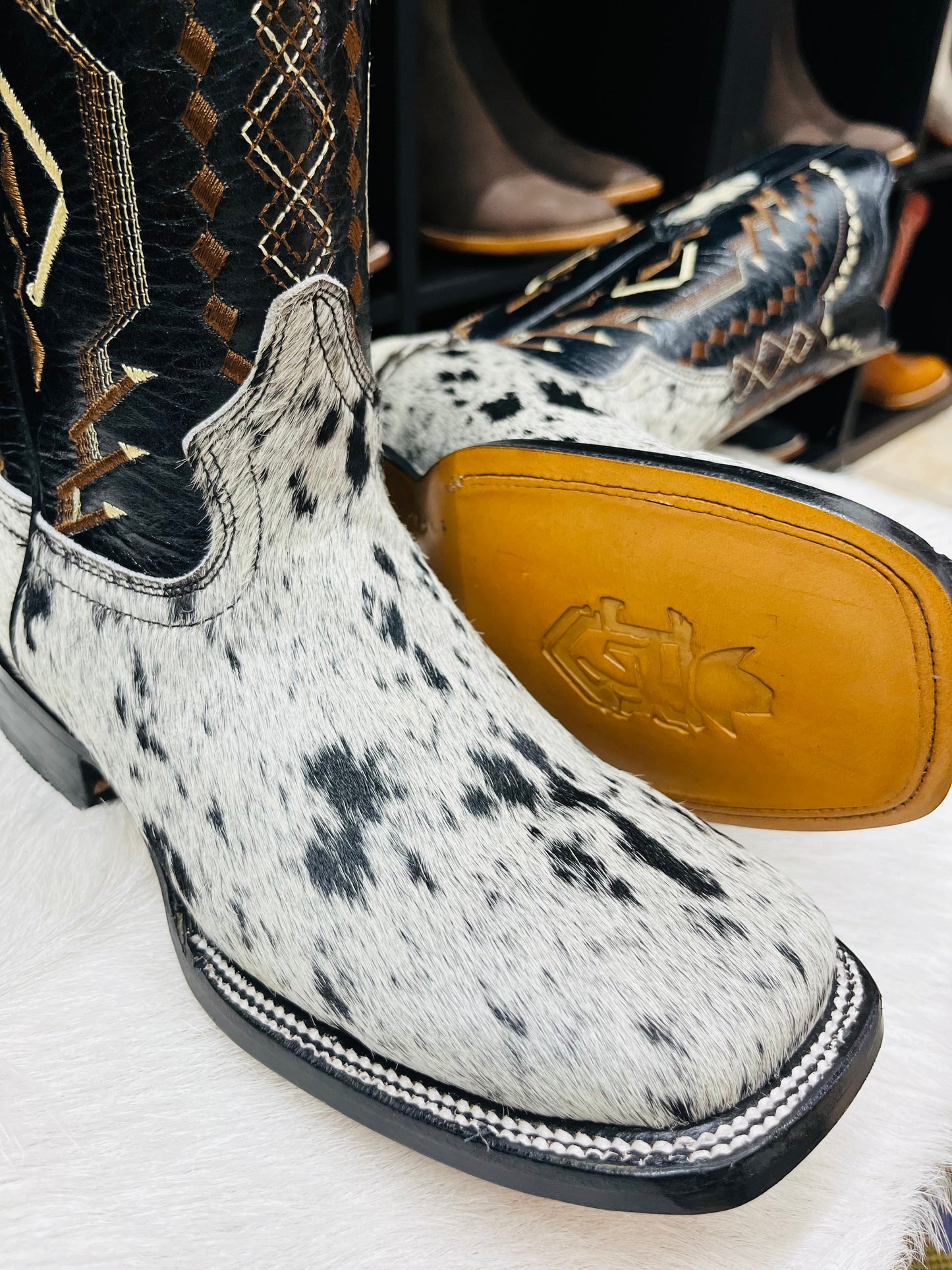 Cowhide Men’s Leather Boots