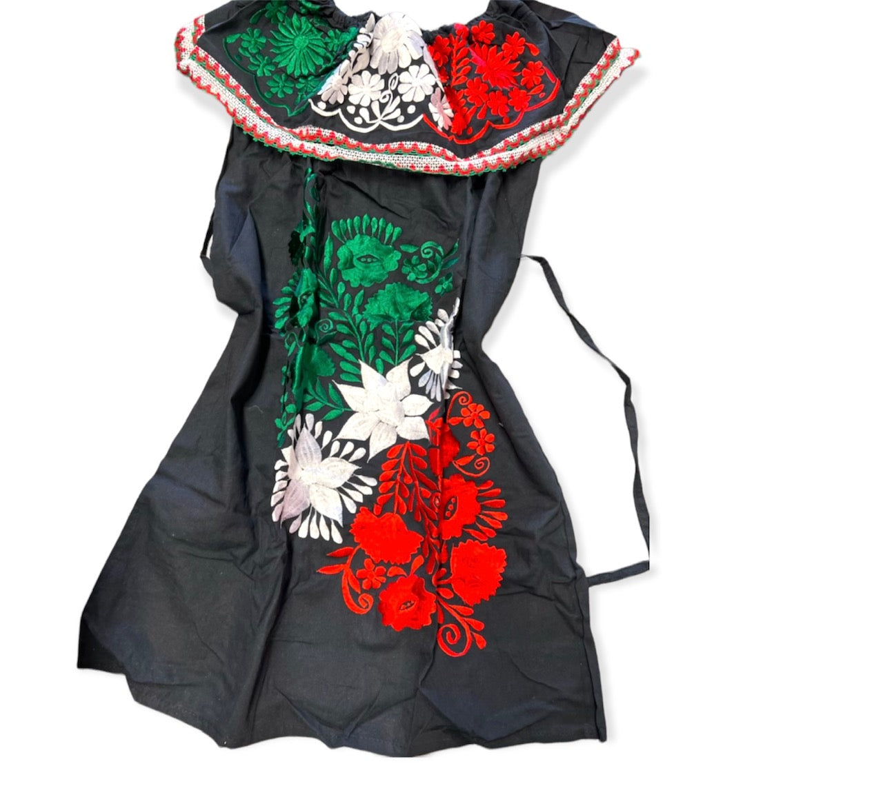 Vestido Mexicano Tricolor