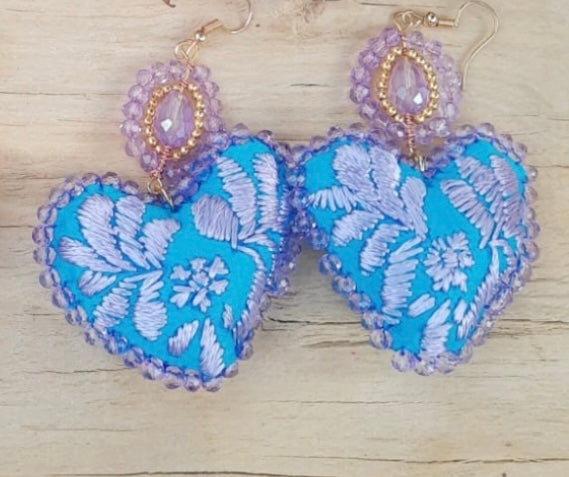 Frida Heart Handmade Earrings