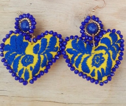 Frida Heart Handmade Earrings