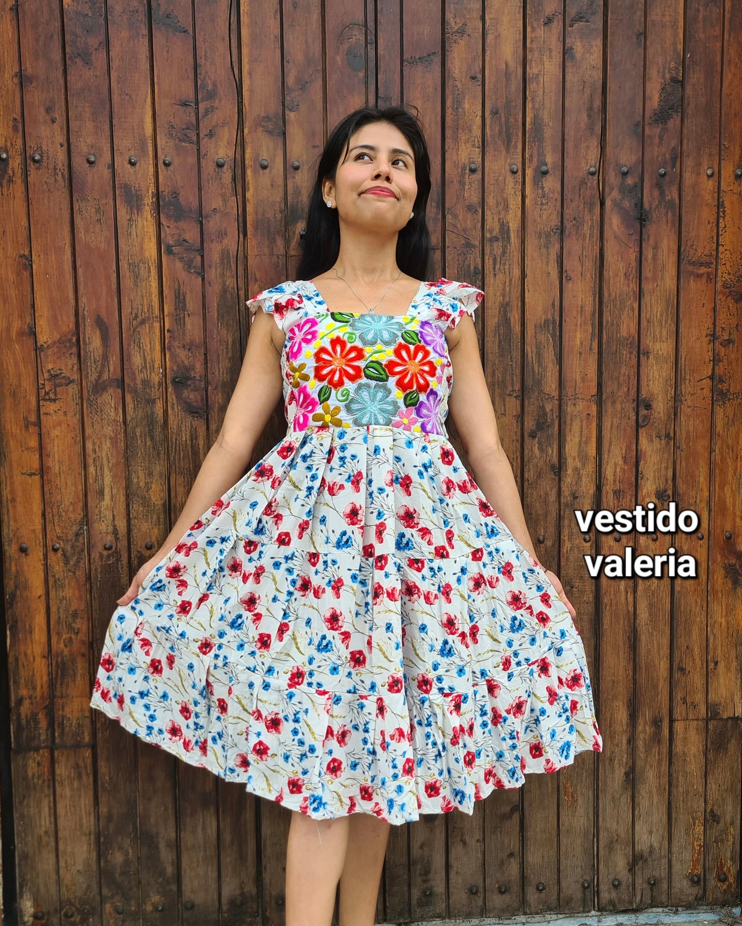 Vestido Valeria Bordado Zinacantan