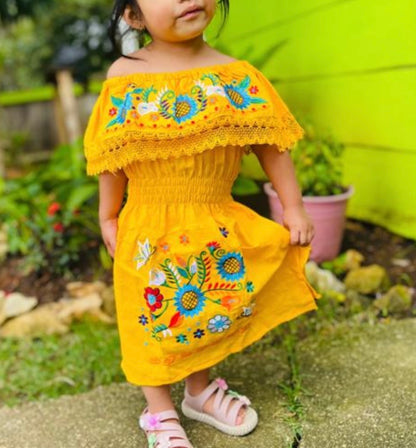 Little Girls Mexican Dress