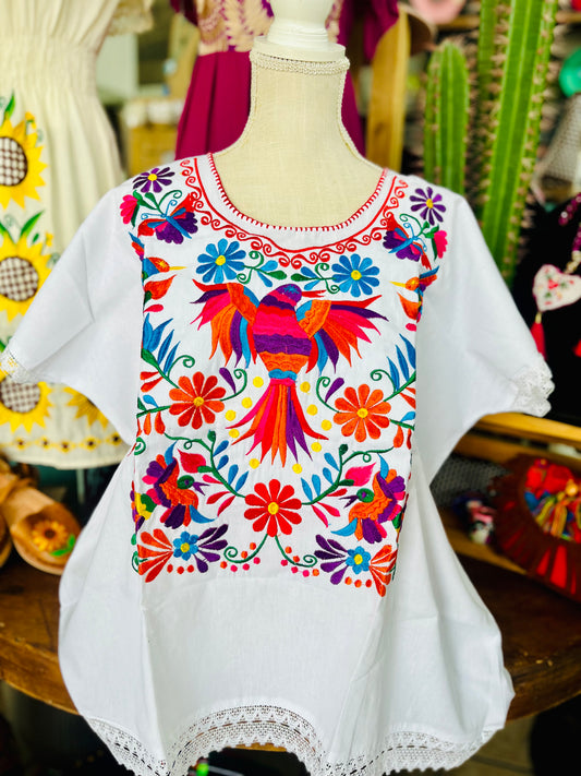 Embroidery Blouse Plus Size