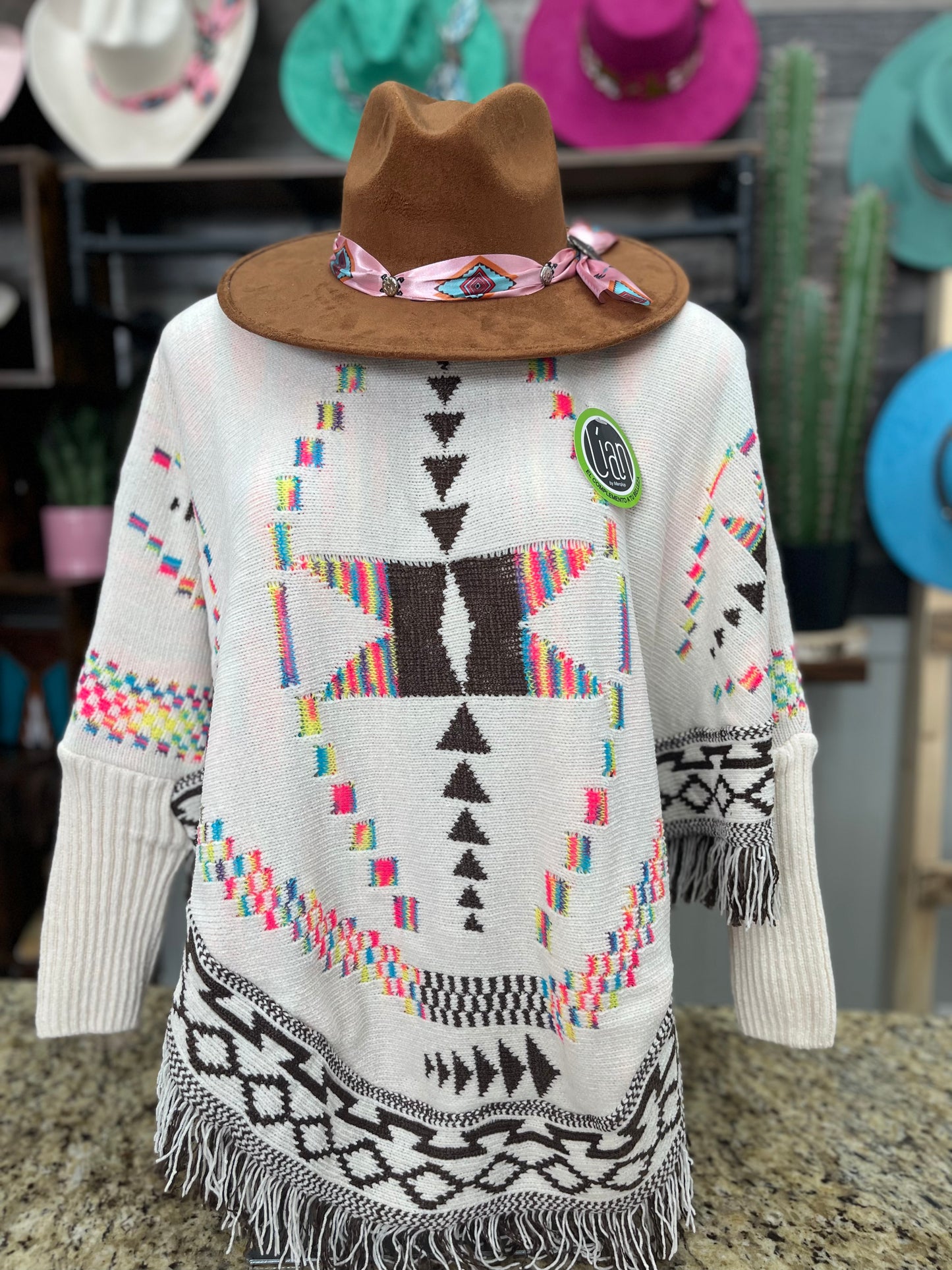 Poncho Mexicano Aborregada