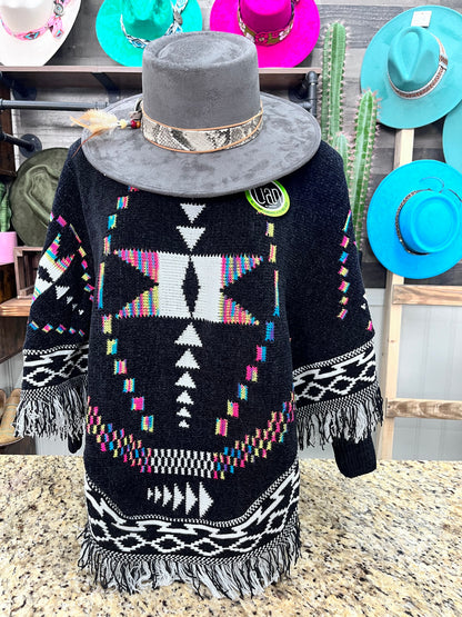 Poncho Mexicano Aborregada