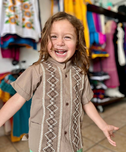 Guayabera Para Niño