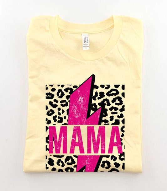 Camiseta con gráfico Mama Lighting