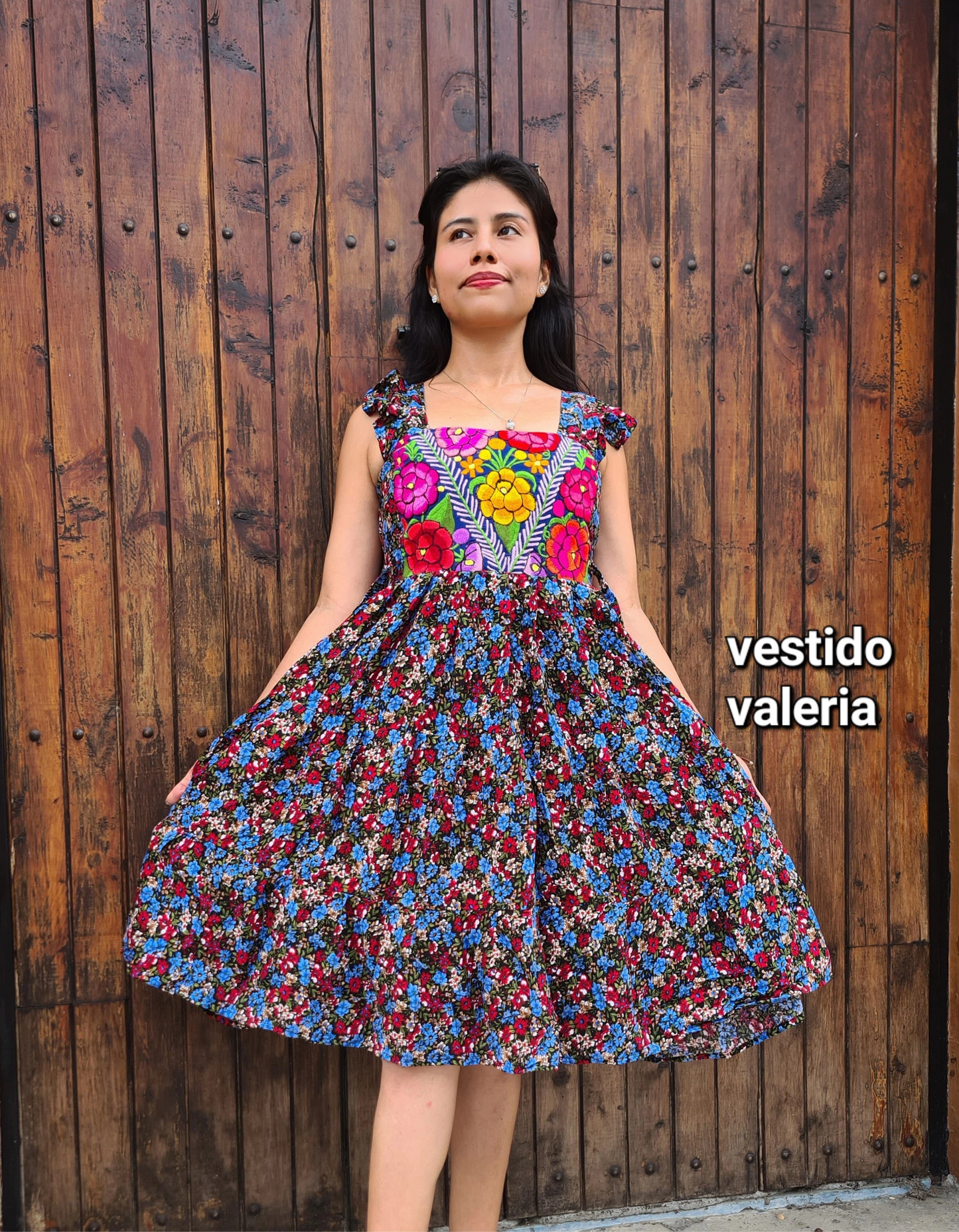 Vestido Valeria Bordado Zinacantan