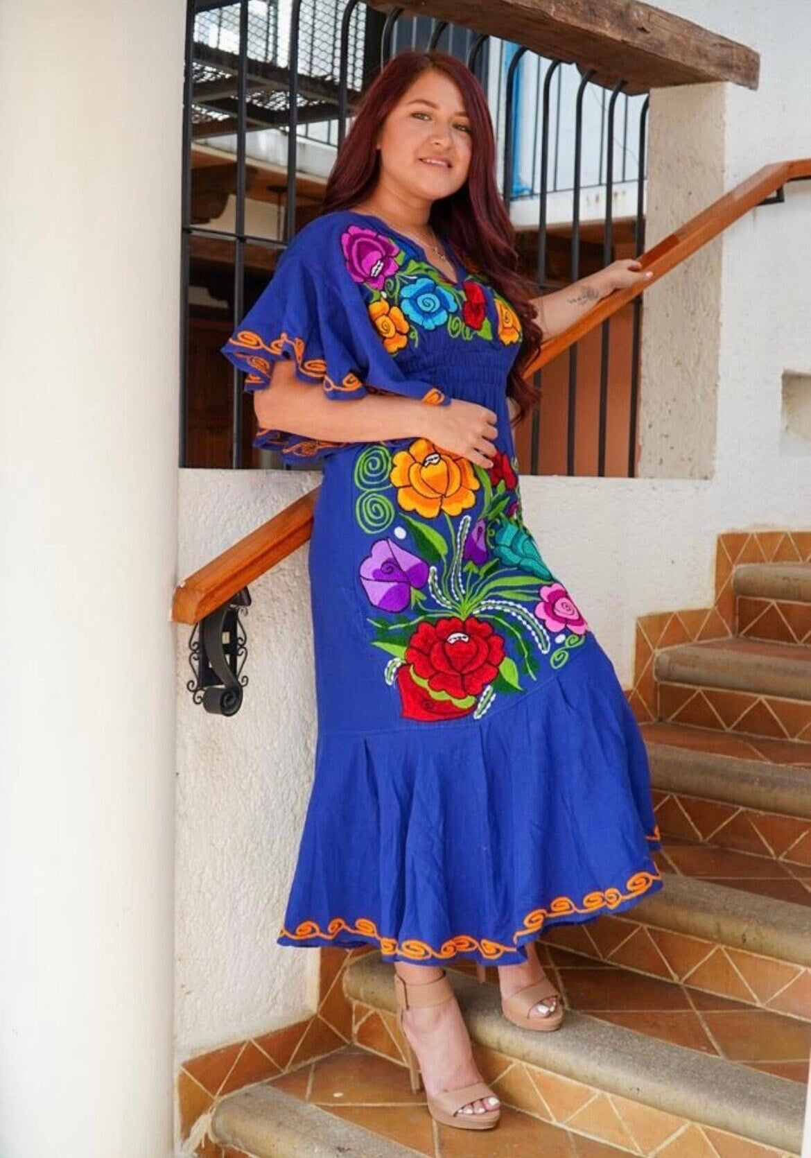 Fiesta Embroidery Dress