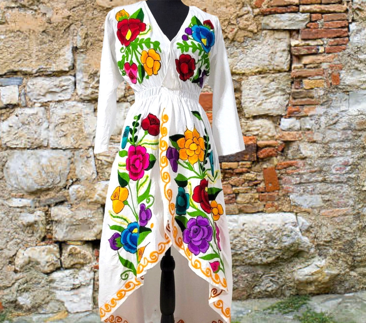 Fiesta Embroidery Dress