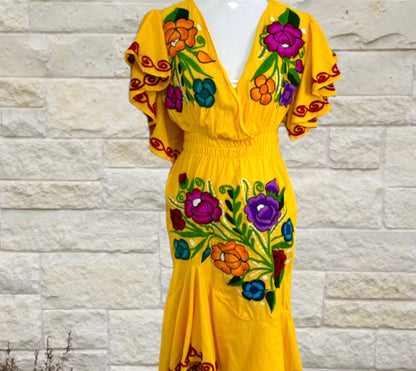 Fiesta Embroidery Dress