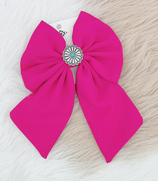 Coquetta Western Concho Hair Bow