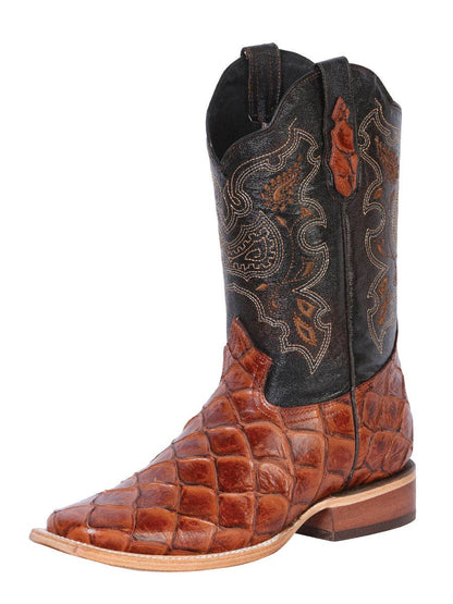 BOTA RODEO  EL GENERAL SR-18-101 PIEL BOVINO/IMIT. MONSTER ALMOND