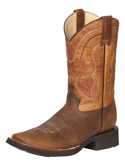 BOTA RODEO  EL GENERAL POLY-19-27 PIEL BOVINO CRAZY TAN