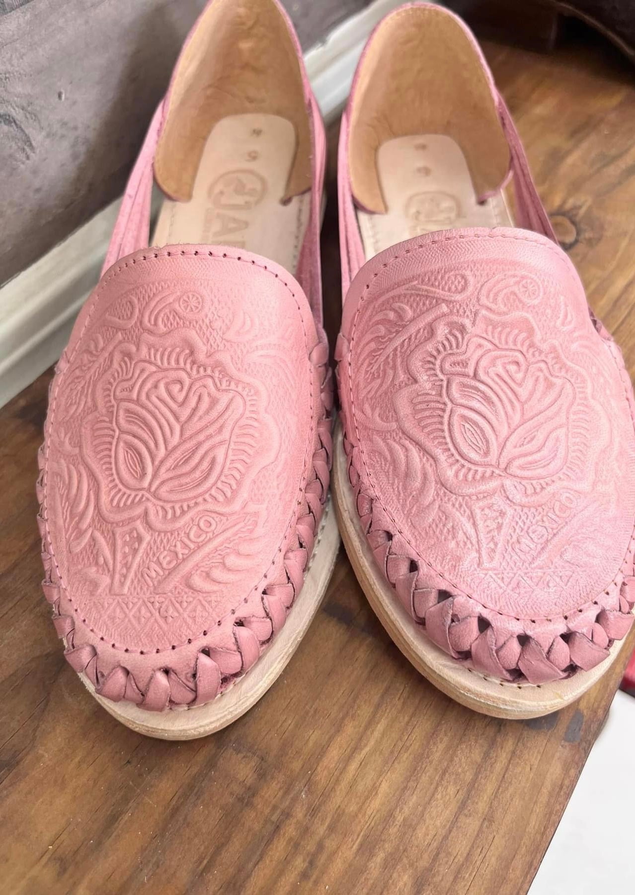 Huaraches Mexicanos Rosa Chanel