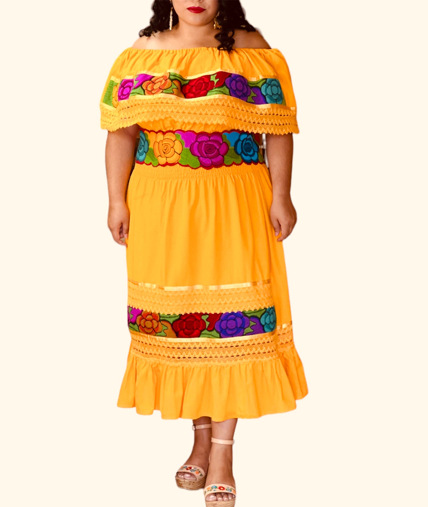 Vestido Campesina Artesanal