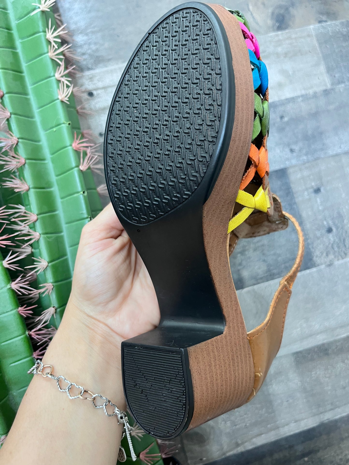 Huaraches de Plataforma Mexicanos