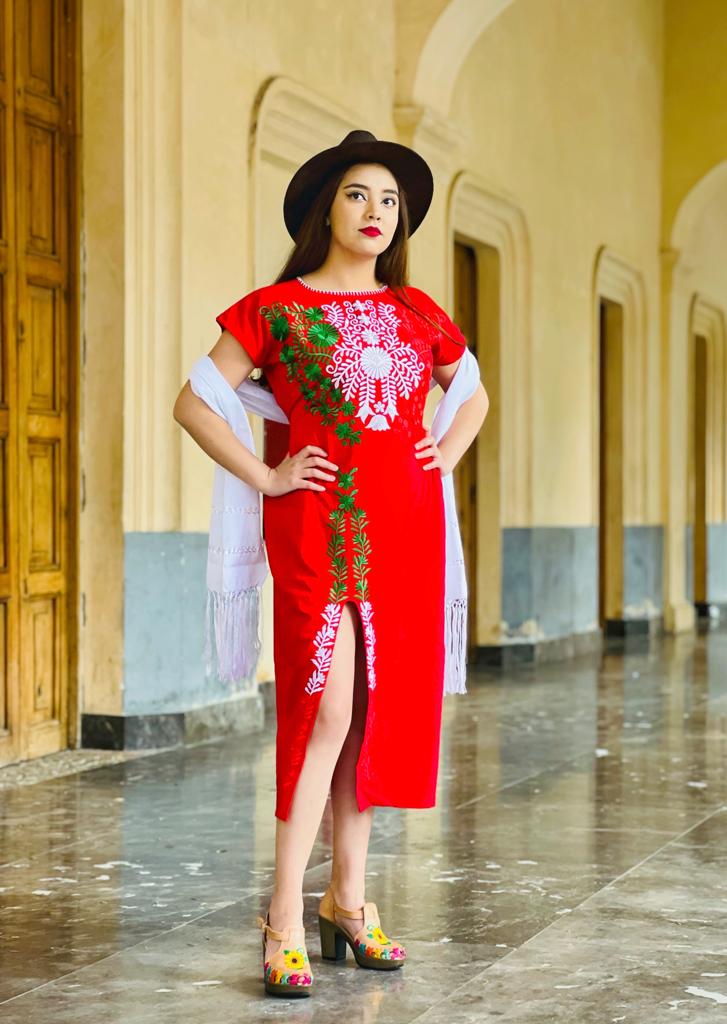 Vestido Tricolor México