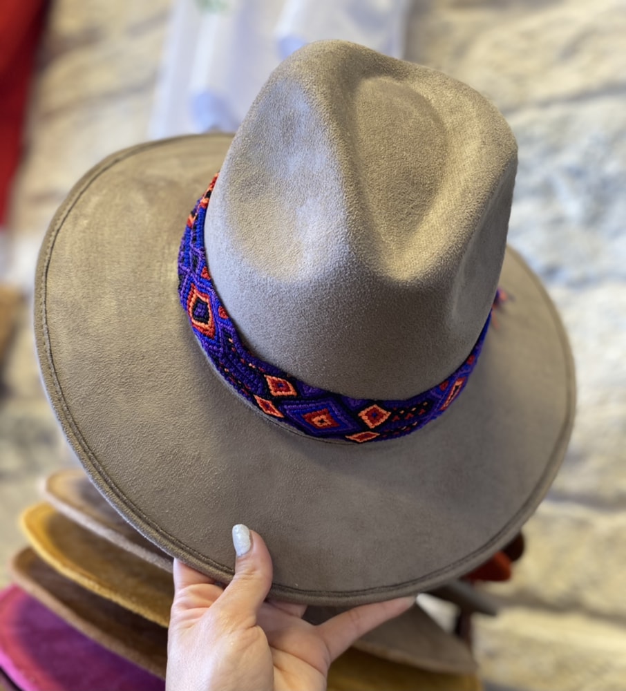 Suede Artisan Hats