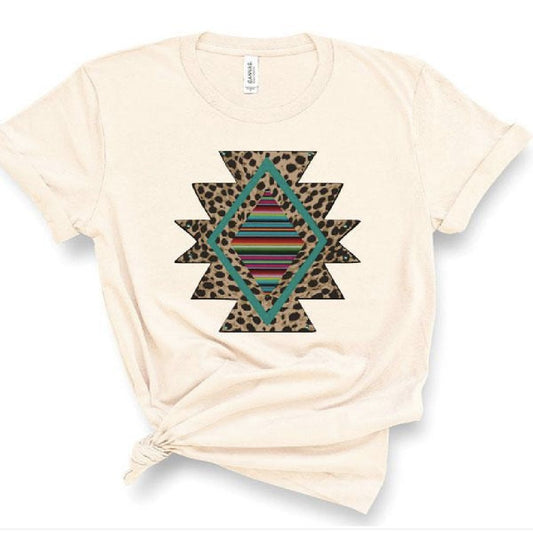 Camiseta gráfica azteca Sarape