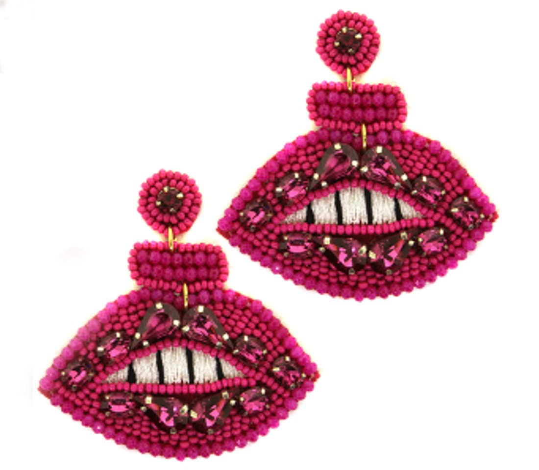 Pendientes fruncidos Glam