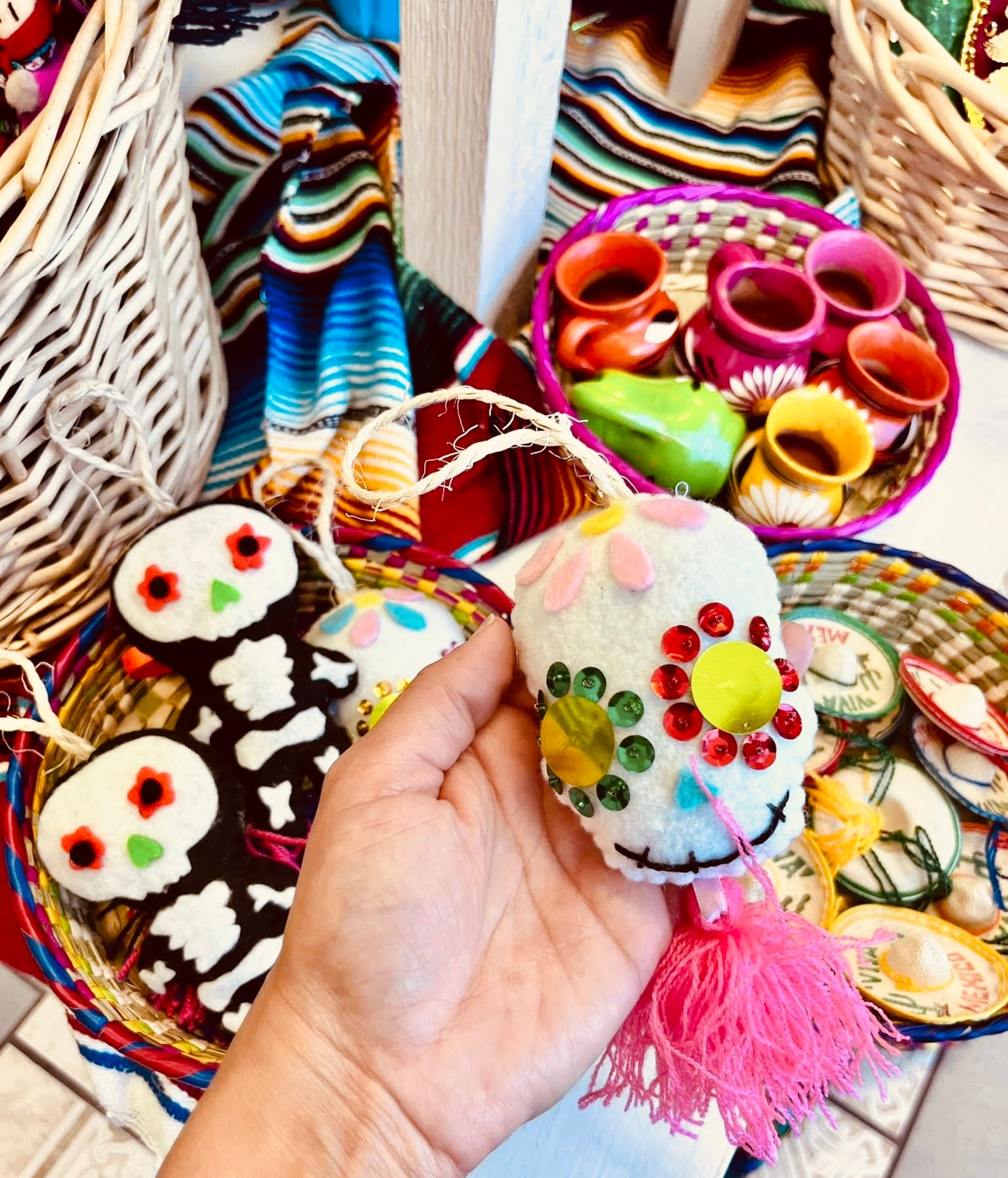 Small Day of the Dead Cushion