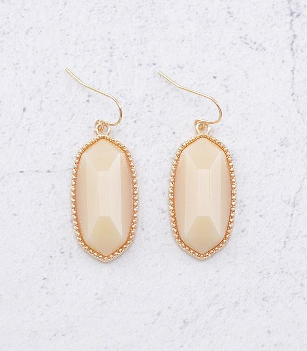 August Sun Oval Earrings