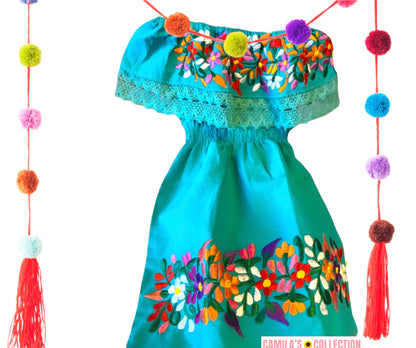 Little Girls Mexican Dress