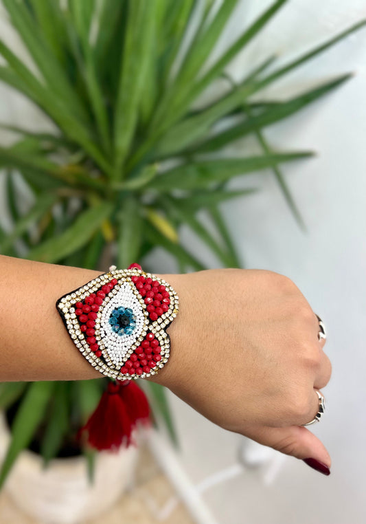 Evil Eye Heart Shaped Bracelet