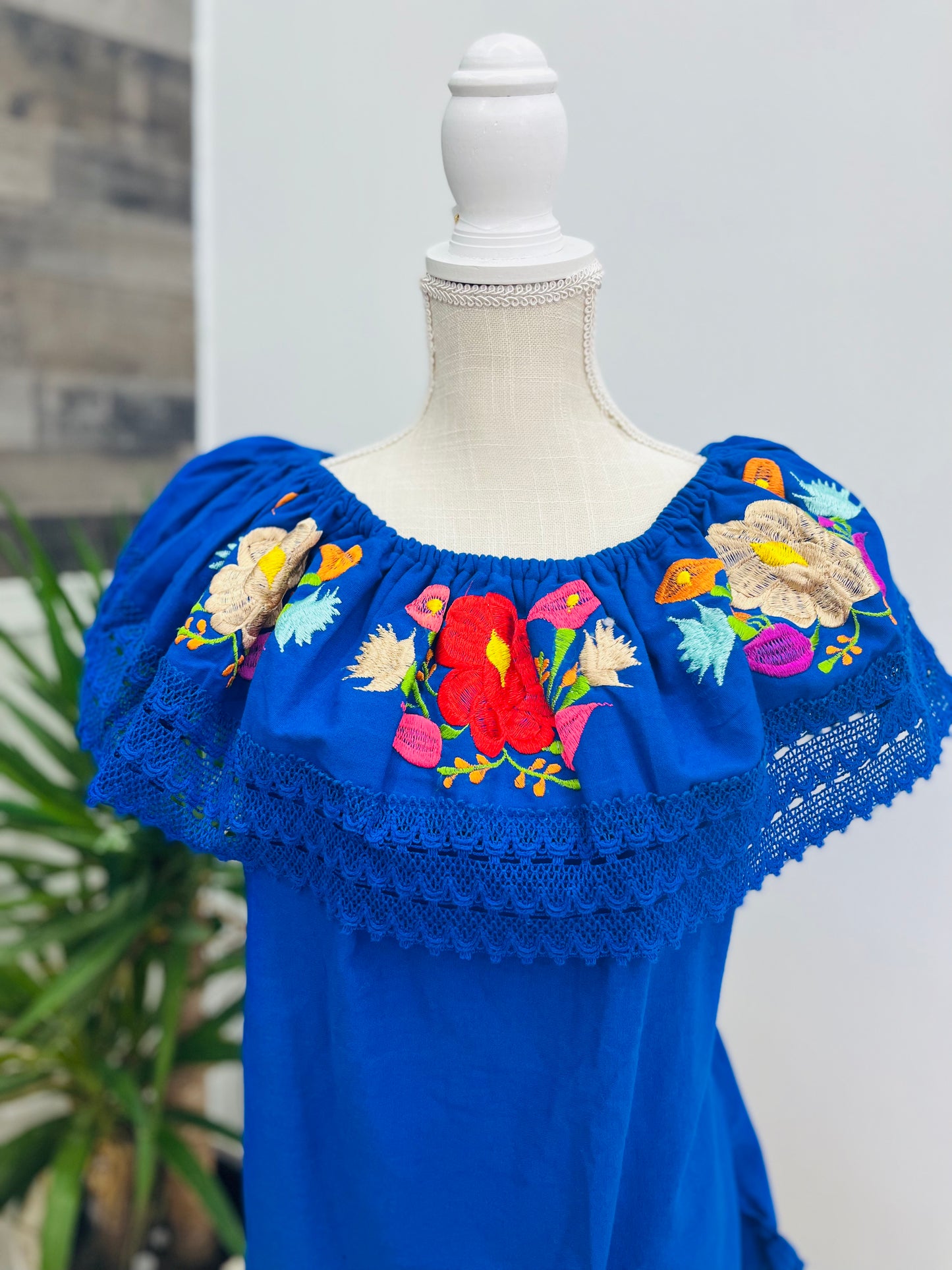 Blusa de Olán bordada