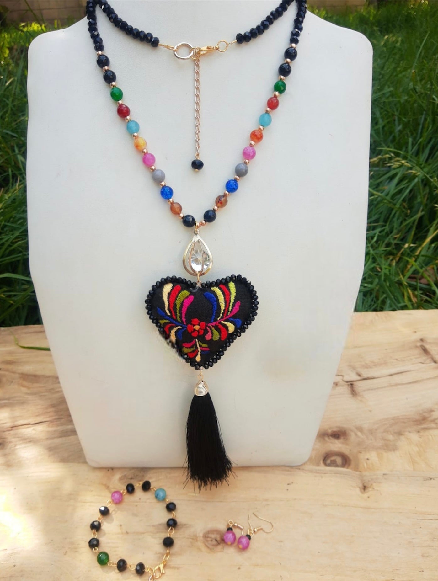 San Antonio Heart Necklace