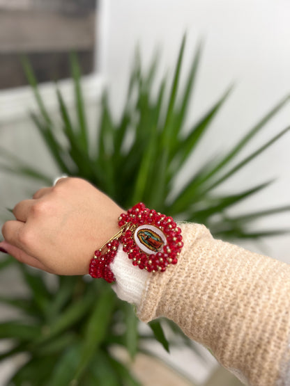 Conjunto Pulsera Virgen de Guadalupe