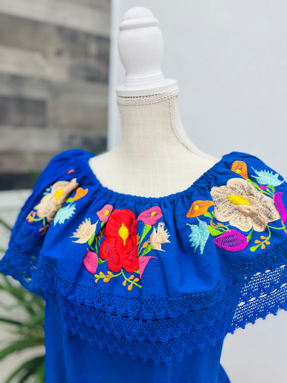 Blusa de Olán bordada