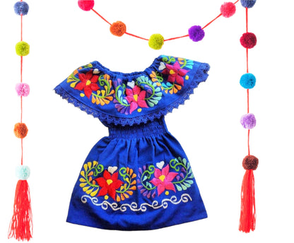 Little Girls Mexican Dress