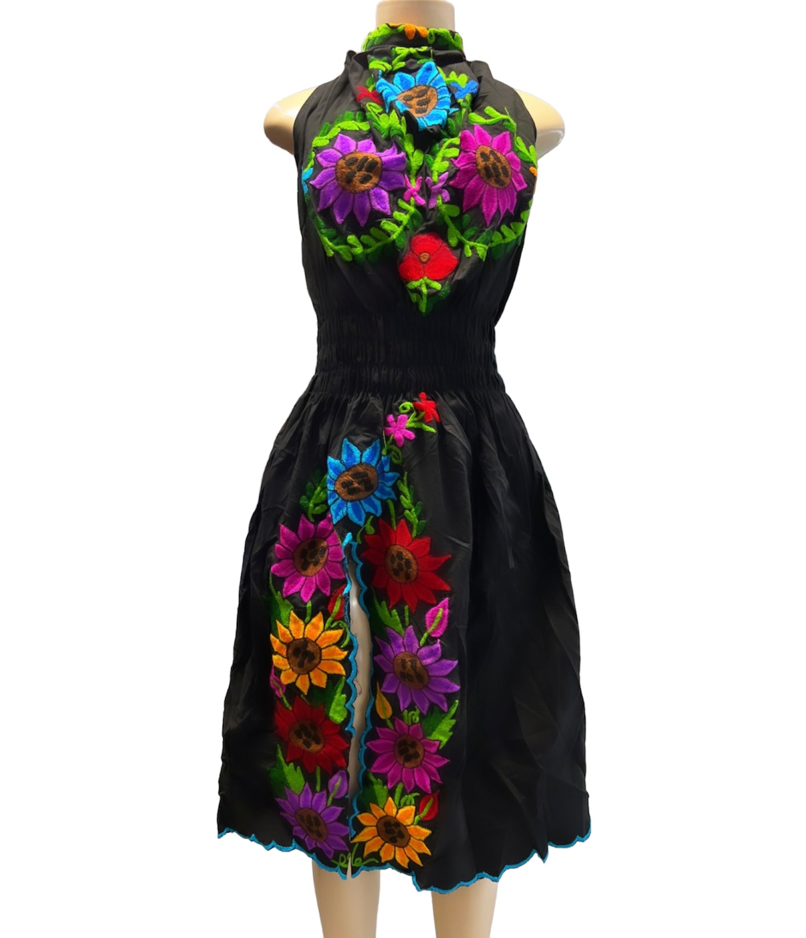 Elegant Mexican Floral Dresses