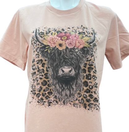 Highland Cow Vintage Tshirt