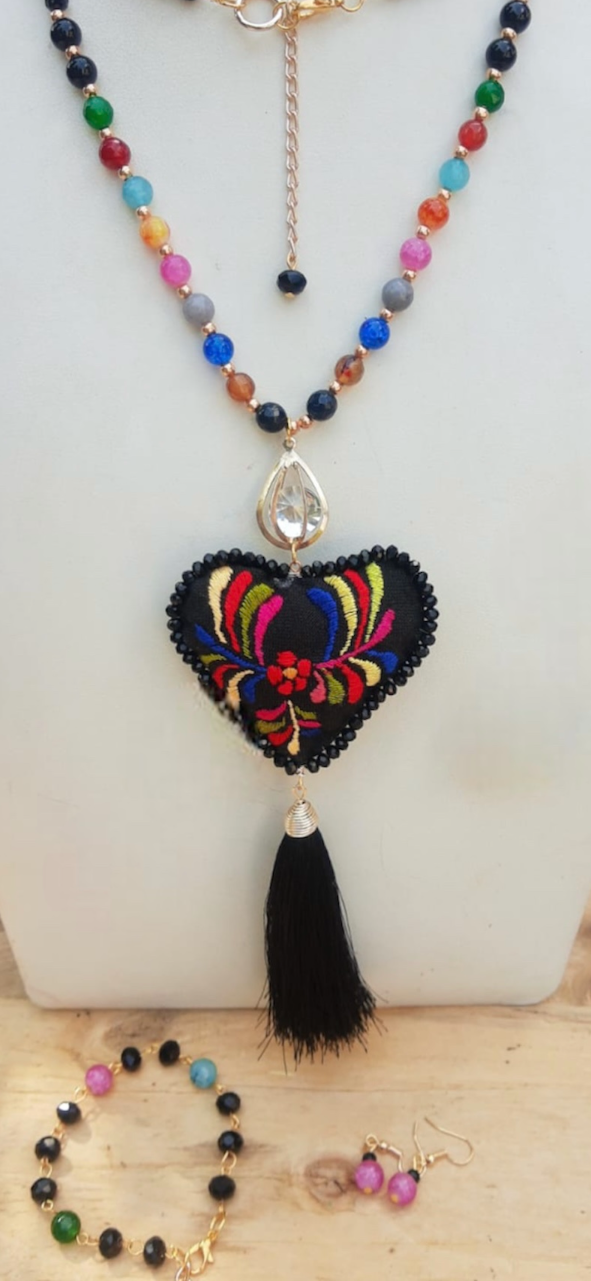 San Antonio Heart Necklace