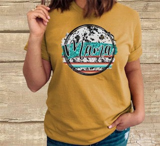 Mama Turquois Tee