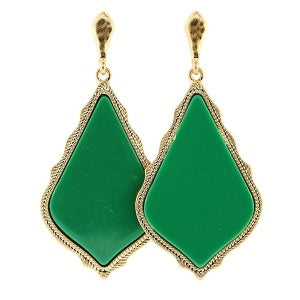 Teresa's Teardrop Enamel Earrings