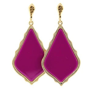 Teresa's Teardrop Enamel Earrings