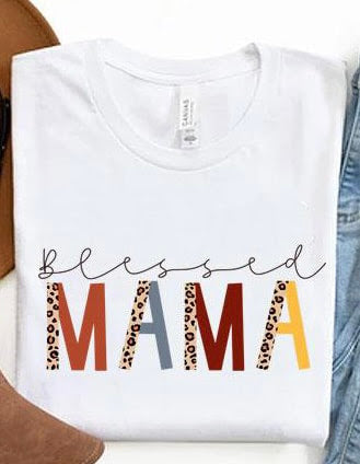 Camiseta gráfica Bendita mamá