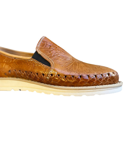 Slip-on Leather Artisan Tennis Shoes